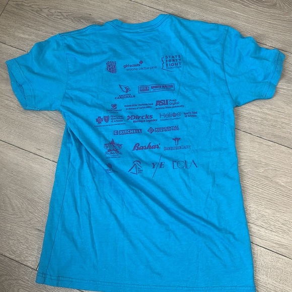 State forty eight- AZ 5K Kids Graphic Tees - Blue and Mint - Picture 4 of 7